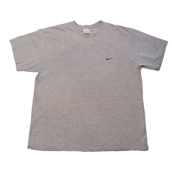 Nike Mens Size XL Short Sleeve T Shirt Gray Nike Logo Cotton Mens XL - Picture 8 of 9